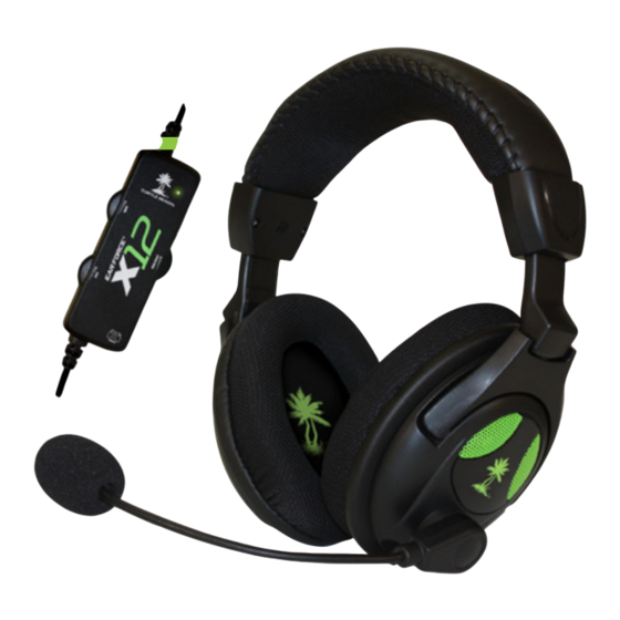 Turtle Beach Earforce X12 Handbuch