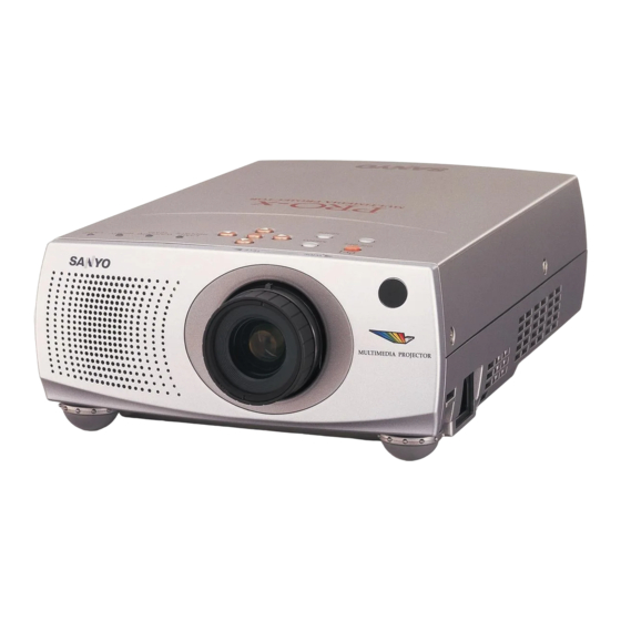 Sanyo PLC-SW10 Bedienungsanleitung