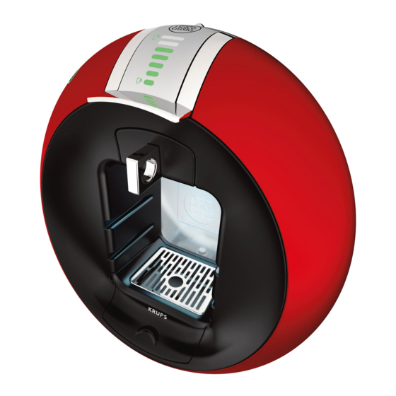 Krups Nescafe Dolce Gusto CIRCOLO Bedienungsanleitung