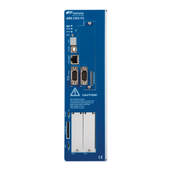 Metronix ARS 2300 FS Produkthandbuch