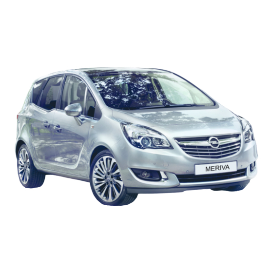 Opel Meriva 2015 Betriebsanleitung