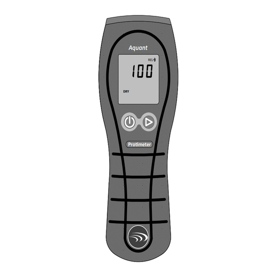 Protimeter Aquant Bedienungsanleitung