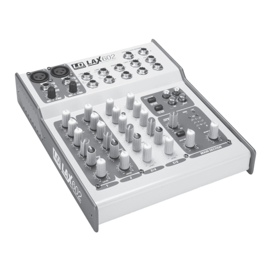 LD Systems LD LAX Series Handbuch