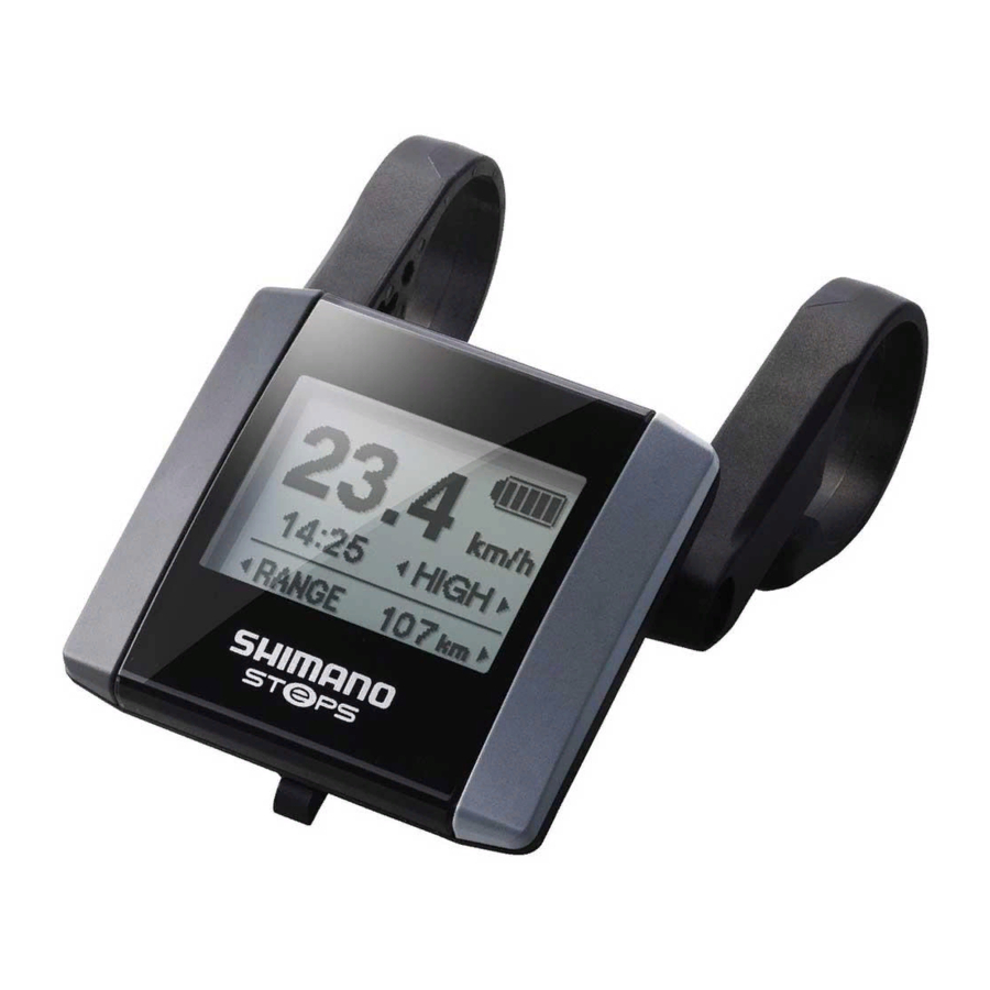 Shimano Steps E6000 Gebrauchsanweisung