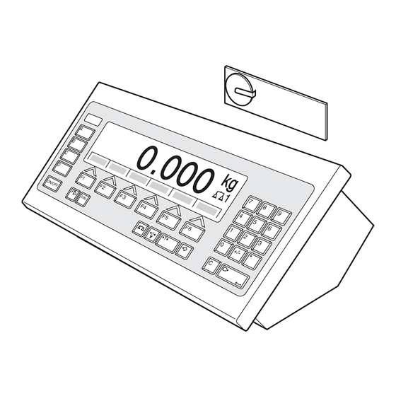 Mettler Toledo MultiRange ID7-Form 2000 Bedienungs- Und Installationsanleitung