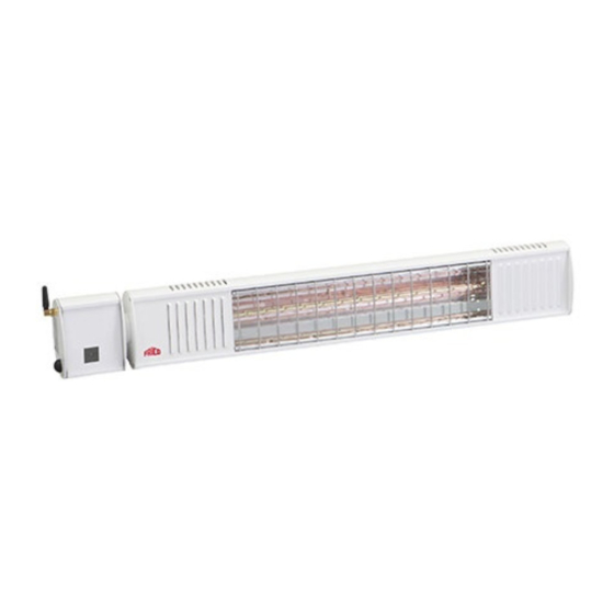 Frico Infrasmart IHS15 series Montage- Und Gebrauchsanweisung