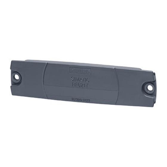 Siemens SIMATIC RF621T Kompaktbetriebsanleitung