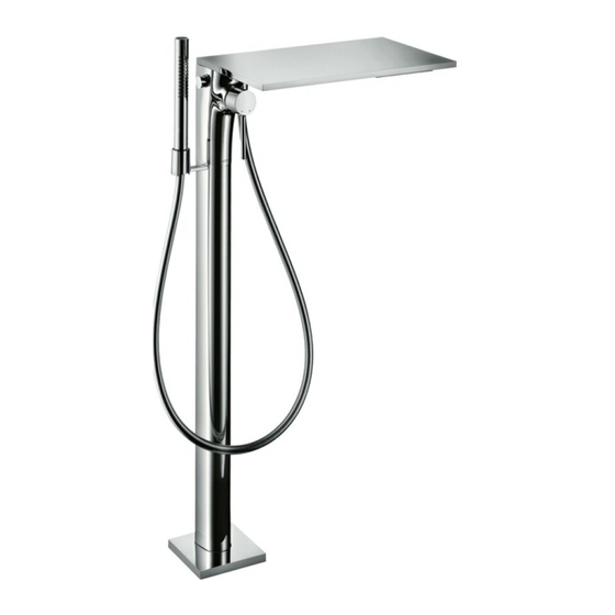 HANSGROHE AXOR Massaud 18450000 Montageanleitung