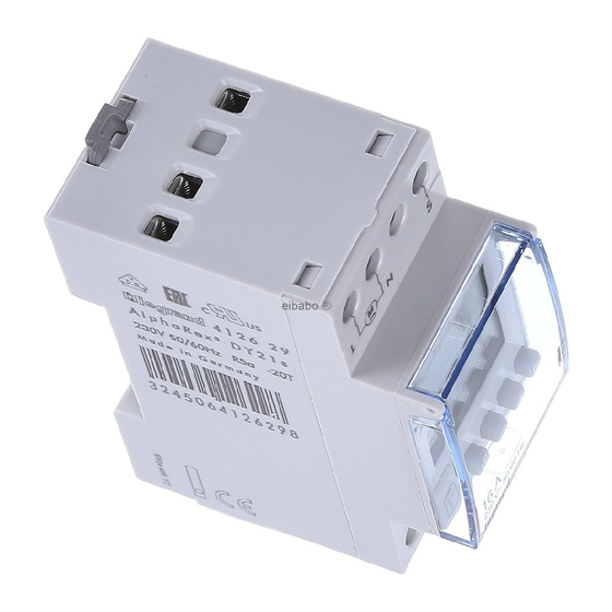 LEGRAND AlphaRex3 DY21S Handbücher