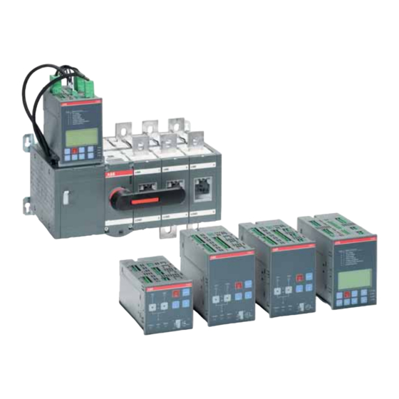 ABB OTM C D serie Installations- Und Bedienungsanleitung