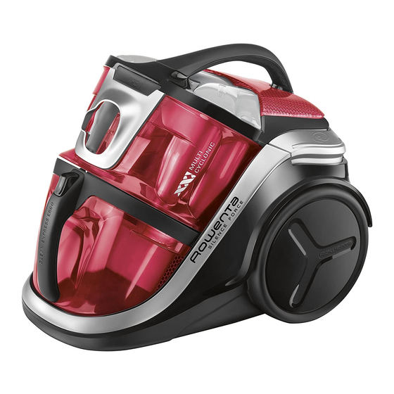 ROWENTA SILENCE FORCE Multi-cyclonic RO83 Serie Bedienungsanleitung