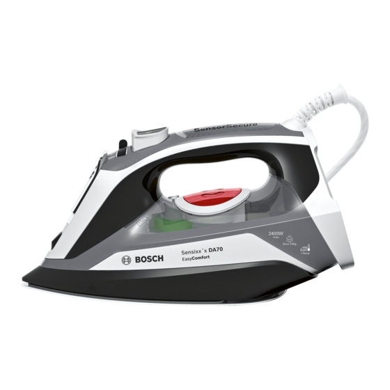 Bosch Sensixx'x DA70 SensorSecure Gebrauchsanleitung