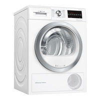 Bosch WTW85492 Gebrauchs- Und Aufstellanleitung