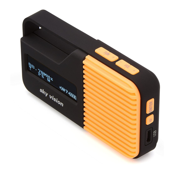 sky vision DAB 10G Bedienungsanleitung