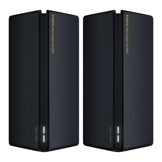Xiaomi Mesh System AX3000 Benutzerhandbuch