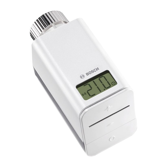 Bosch Thermostat AA Bedienungsanleitung