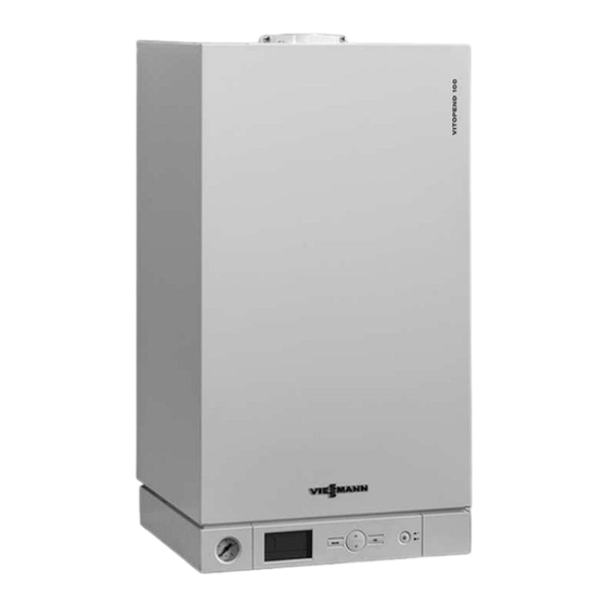 Viessmann VITOPEND Bedienungsanleitung Für Den Anlagenbetreiber