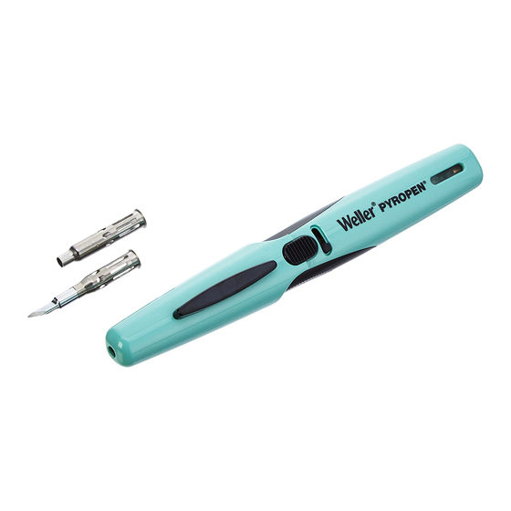 Weller Pyropen WP 60 Betriebsanleitung