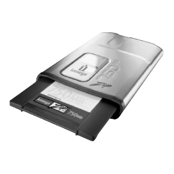Iomega Zip 750MB USB/FireWire Handbücher