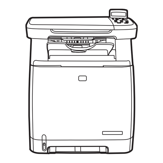 HP Color LaserJet CM1015 Serie Leitfaden Zur Inbetriebnahme