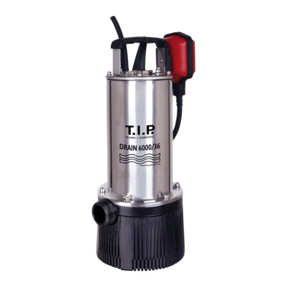 T.I.P. DRAIN 6000/36 Gebrauchsanweisung