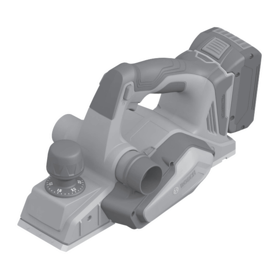 Bosch GHO 185-LI Professional Originalbetriebsanleitung