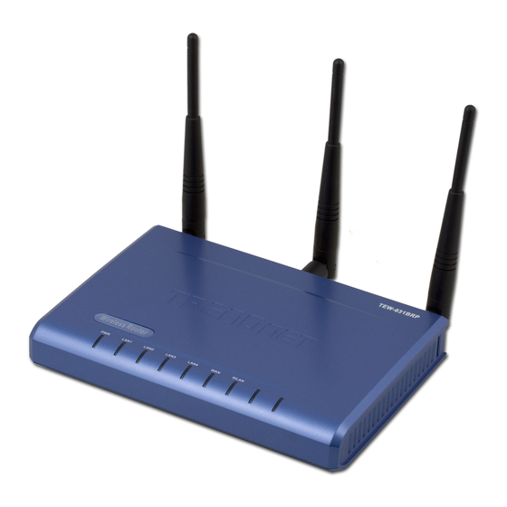 TRENDnet TEW-631BRP Handbuch