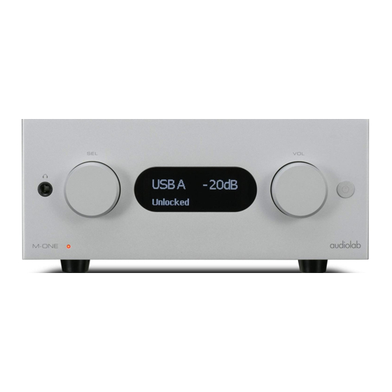 Audiolab M-ONE Bedienungsanleitung