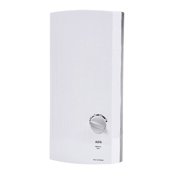 AEG DDLE Basis 11 Bedienung Und Installation