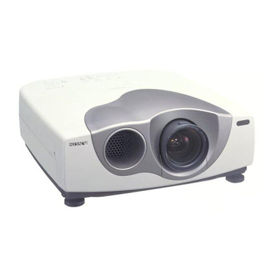 Sony VPL-VW11HT Bedienungsanleitung