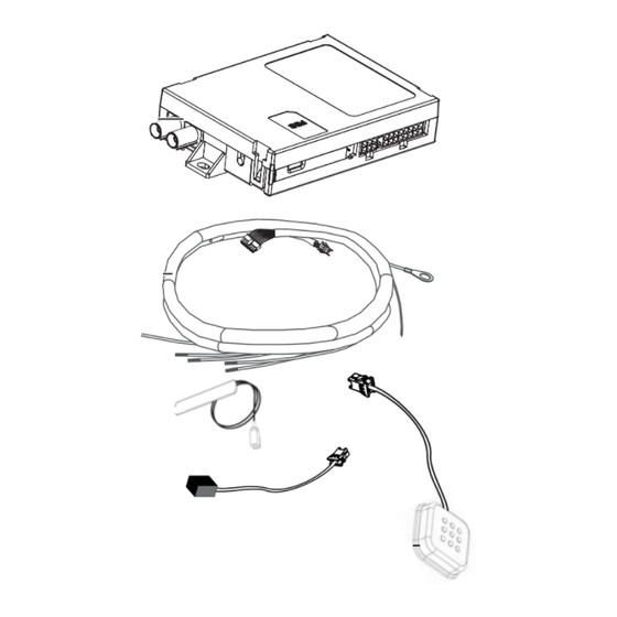 Webasto ThermoConnect Bedienungsanleitung Und Einbauanweisung