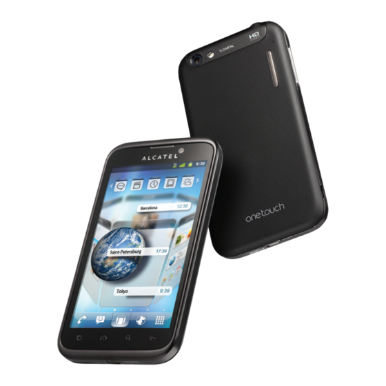 Alcatel OneTouch 995 Ultra Bedienungsanleitungen