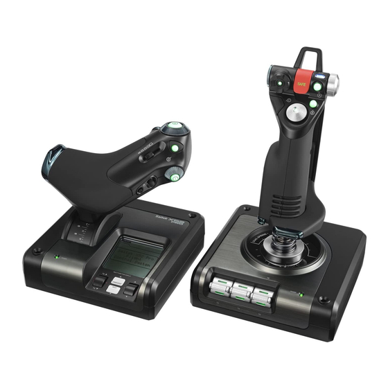 Logitech G X52 PROFESSIONAL HOTAS Bedienungsanleitung