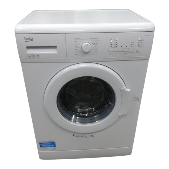 Beko WCL 51221 Bedienungsanleitung