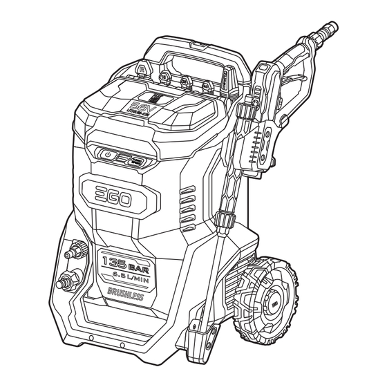 Ego Power+ HPW2000E Bedienungsanleitung