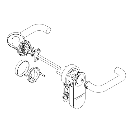 Simons Voss Technologies Digital SmartHandle AX Downward installation Kurzanleitung