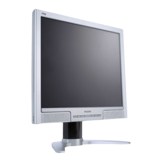 Philips LCD Monitor 190B8 Benutzerhandbuch