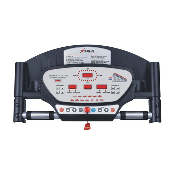 Energetics POWER RUN 1750 Bedienungsanleitung