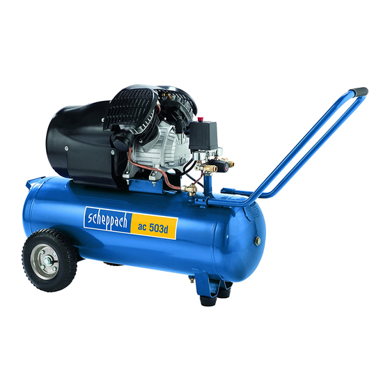 Scheppach ac 503d Original Anleitungen