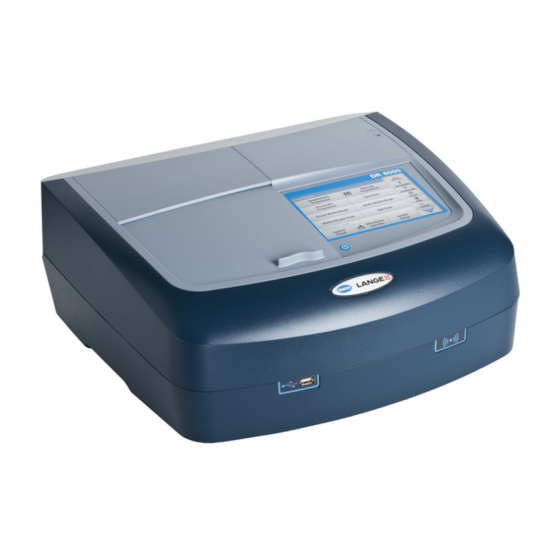 Hach DR 6000 Basis Bedienungsanleitung