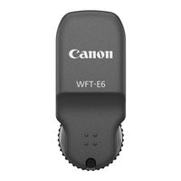 Canon wft-e8 Anleitung