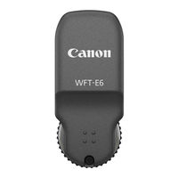 Canon wft-e8 Anleitung