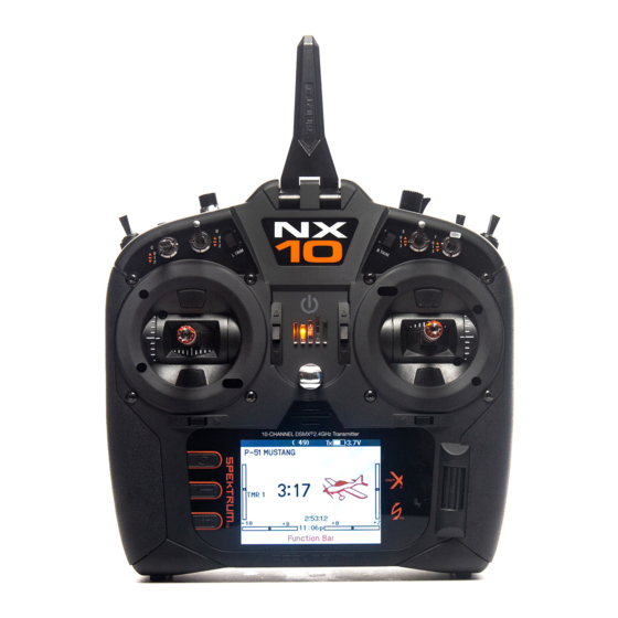 Spektrum NX10 Bedienungsanleitung