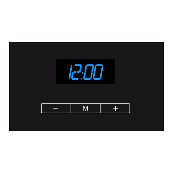 Bertazzoni Timer Touch Control Installation, Gebrauch Und Wartung