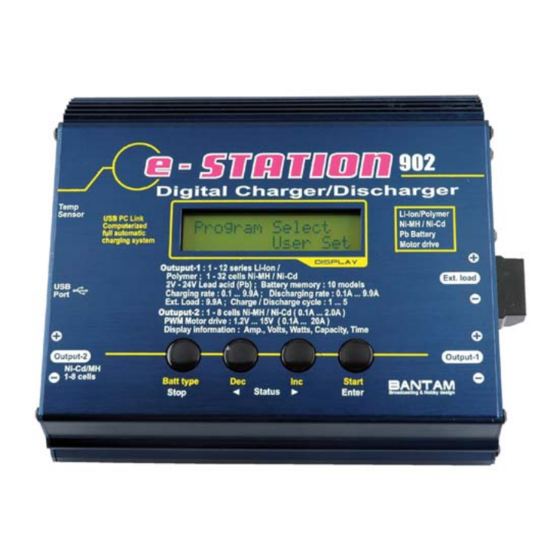 Bantam e-Station 902 Bedienungsanleitung