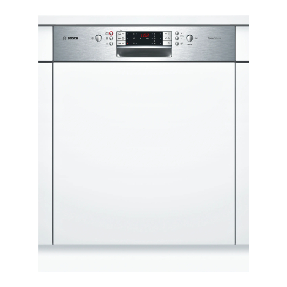 Bosch SMI69M85EU Gebrauchsanleitung