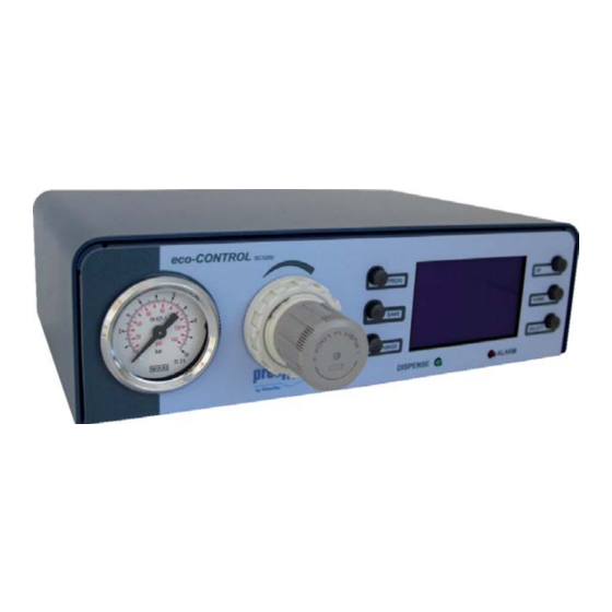 ViscoTec preeflow eco-CONTROL SC1200 Inbetriebnahme Und Wartungsanleitung
