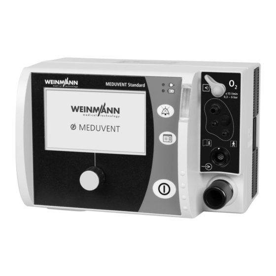 Weinmann MEDUVENT Standard Bedienungsanleitung