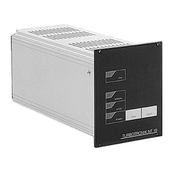 LEYBOLD TURBOTRONIK NT 10 Gebrauchsanleitung