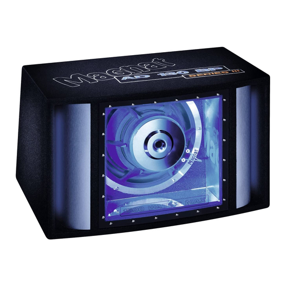 Magnat Audio AD 130 BP SERIES III Bedienungsanleitung